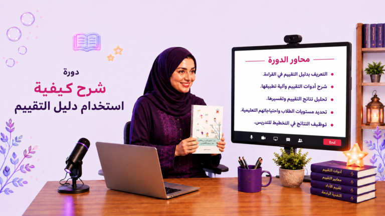 شرح كيفية استخدام (دليل التقييم في القراءة والكتابة) في رياض الأطفال